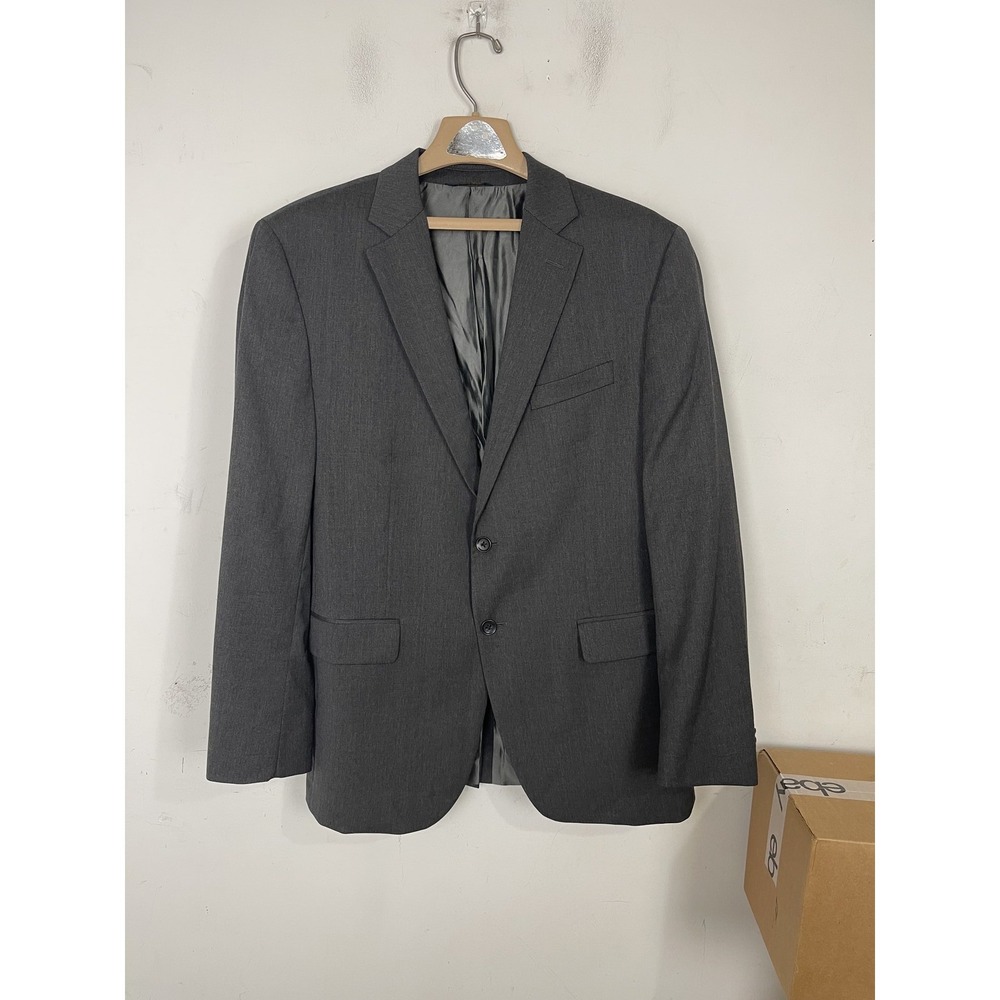 Banana Republic Mens 42R Gray Modern Fit Wool Suit Jacket Blazer Cerruti
